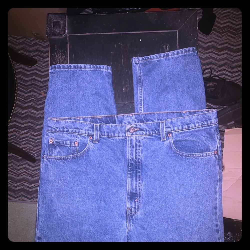 Levi’s 505 reg fit, straight cut, blue jeans